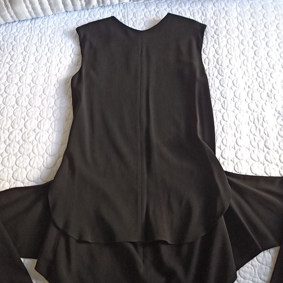 NEW $595 BLACK Theory Theyskins "Dinta" Wool/Silk Sleeveless Dress 4 Small - Picture 8 of 12